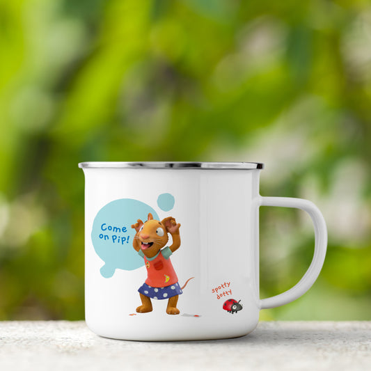 Come on Pip Enamel Mug