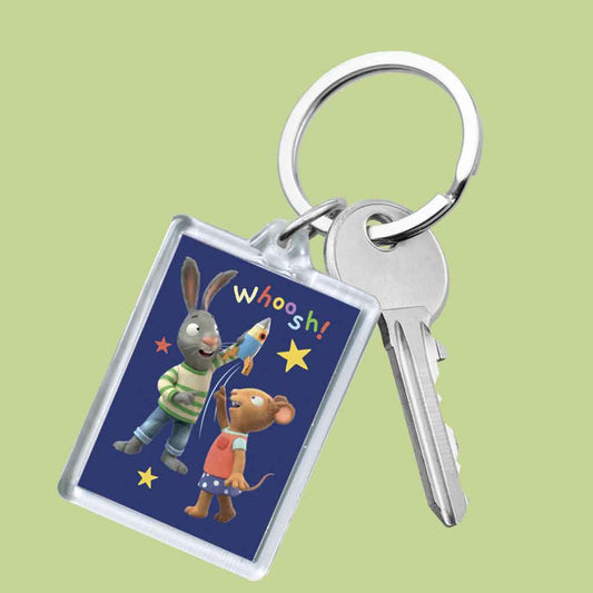 Pip and Posy Whoosh! Acrylic Keyring