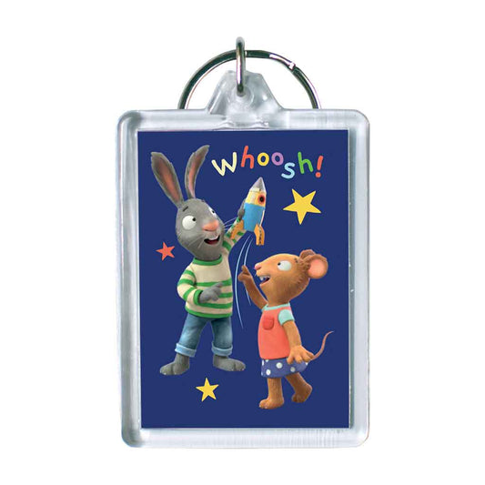 Pip and Posy Whoosh! Acrylic Keyring