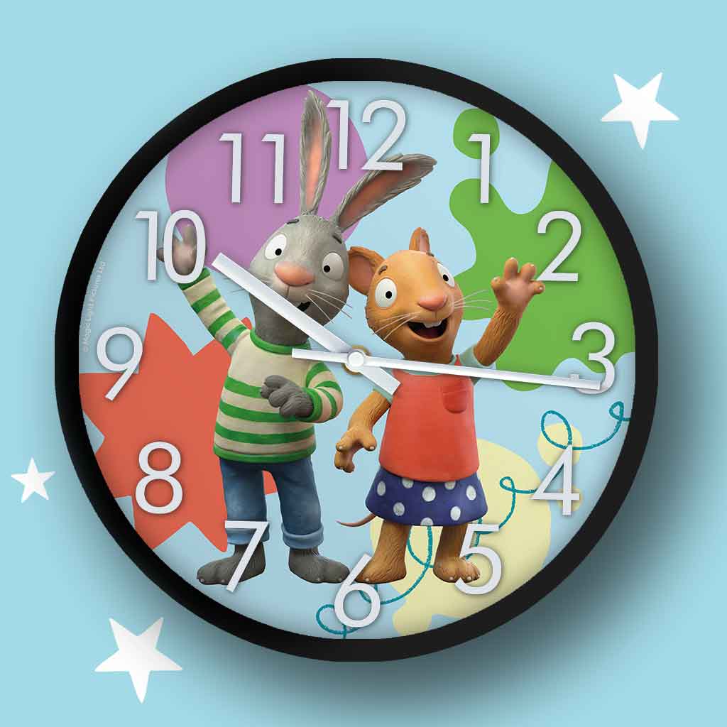 Pip and Posy Shapes Clock